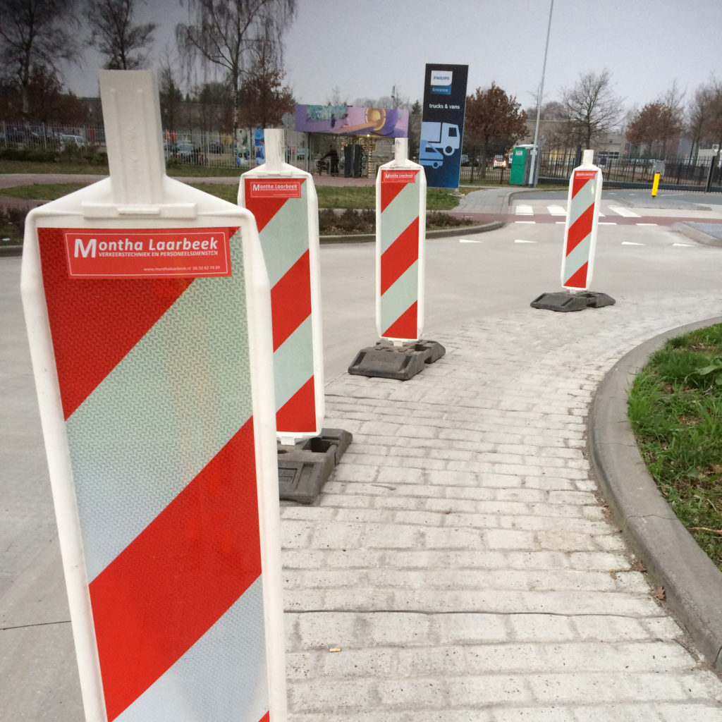 Tijdelijke bebording verkeerstechniek